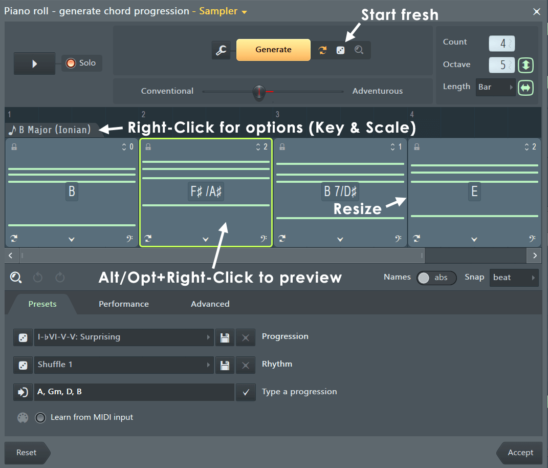 FL Studio Chord Generator